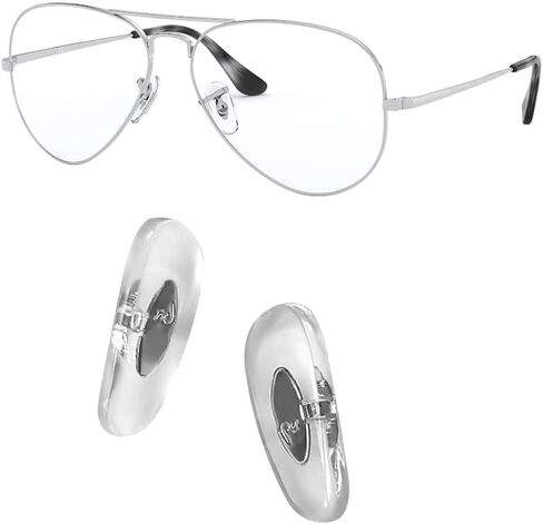 Replacement Nose Pads for Rayban RB3025 RB3447Glasses Repair Kit. (14mm,golden) in Kuwait
