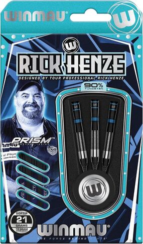 وينماو ريك هينزي | 19 جرام وزن البرميل | 21 جرام الوزن الكامل | مجموعة سهام التنغستن | سوفتيب (نصائح بلاستيكية) | رحلات دارت | مهاوي السهام (السيقان) in Kuwait