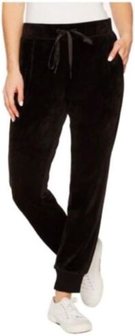 Champion Ladie's Velor Track Jogger Pants أسود (متوسط) in Saudi Arabia