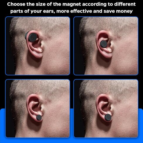 Cauliflower Ear Magnet - Effective Magnets Compression Kit - Prevention & Treatment of Hematomas & Keloid in BJJ, Wrestling, MMA, Grappling, Boxing, Muay Thai, Rugby (Small, 1 Pair) in Saudi Arabia