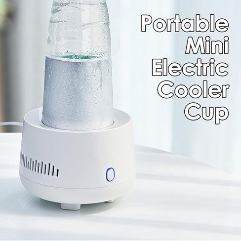 Portable Fast Cooling Cup | Electronic Refrigeration Cooler Mini Electric Cooler Cup, for Beer, Wine, Beverage, Drink, Water, Fruit in Saudi Arabia