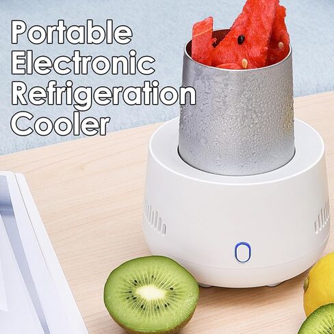 Portable Fast Cooling Cup | Electronic Refrigeration Cooler Mini Electric Cooler Cup, for Beer, Wine, Beverage, Drink, Water, Fruit in Saudi Arabia