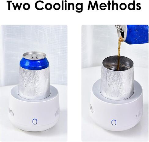 Portable Fast Cooling Cup | Electronic Refrigeration Cooler Mini Electric Cooler Cup, for Beer, Wine, Beverage, Drink, Water, Fruit in Saudi Arabia