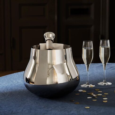 مبرد نبيذ وشمبانيا من الفولاذ المقاوم للصدأ من مجموعة Georg Jensen SKY in Saudi Arabia