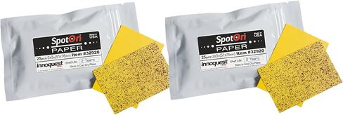 FGI SpotOn Water Sensitive Paper (WSP) for Sprayer Calibration - One Pack of 2 x3 Paper - 25 Sheets Per Pack - Reduce Waste and Ensure Consistent Application of Spray Droplets - Assess Spray Coverage in Saudi Arabia