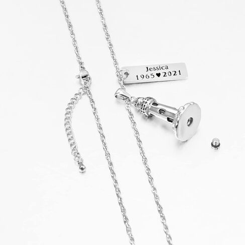 Gredstar Lighthouse Urn Necklace for Ashes Memorial Keepsake Pendant with Starfish Charms Cremation Jewelry in Saudi Arabia