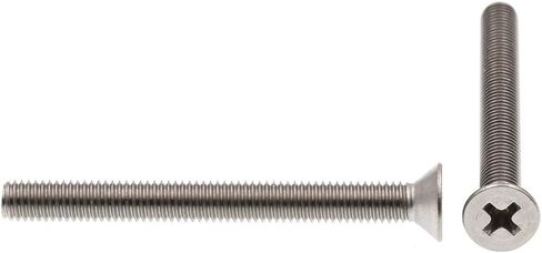 Prime-Line 9001200 Machine Screws, Flat Head, Phillips Drive, #10-32 X 2 in, Grade 18-8 (25 Pack) in Saudi Arabia