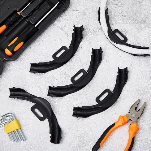 3/8 "- 1/2" Pex 90 درجة الكوع الأنابيب البلاستيكية بيند دعم تركيبات Pex السوداء Pex Clamps حامل الأنابيب 1/2 بوصة (20 قطعة) in Saudi Arabia
