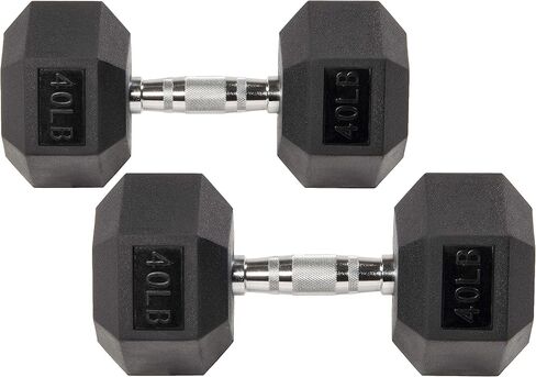 Rubber Encased Hex Dumbbell in Pairs in Saudi Arabia