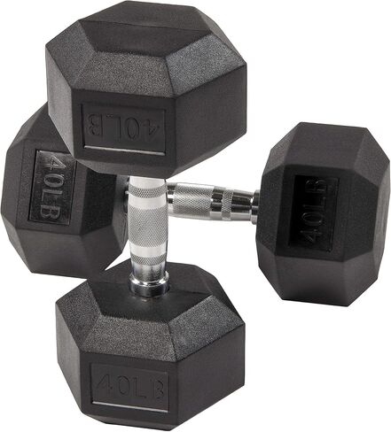 Rubber Encased Hex Dumbbell in Pairs in Saudi Arabia