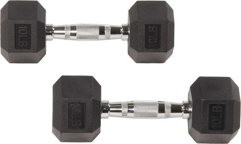 Rubber Encased Hex Dumbbell in Pairs in Saudi Arabia