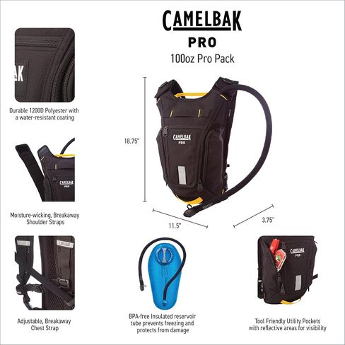 حقيبة ظهر CamelBak الاحترافية المتينة المصنوعة من قماش البوليستر مع جيوب أمامية آمنة وفتحات تبريد in Kuwait