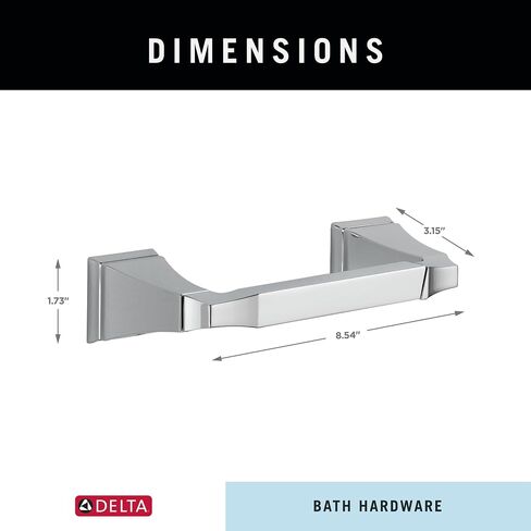 DELTA FAUCET 75150 Dryden Wall Mounted Pivoting Toilet Paper Holder in Polished Chrome in Saudi Arabia