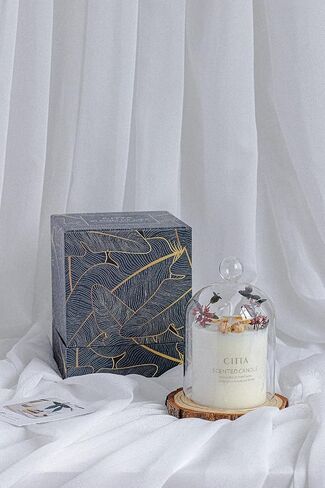 CITTA Fresh Spring Scented Candles, Gift Boxed, 40 Hours Burning time, for Home, Wedding, Party, Birthday, in Saudi Arabia