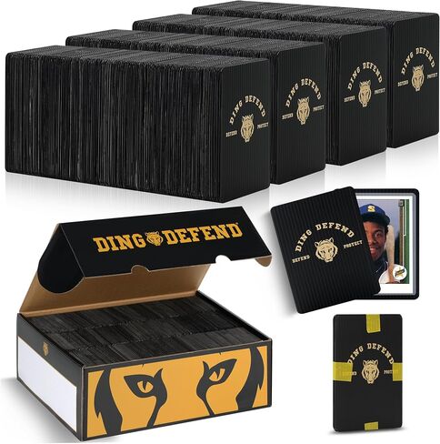 110 Pack Ding Defend Trading Card Shipping Protectors Hard Plastic Card Slab - Tiger Design Card Guard for Collectible Cards, Card Mailing Supplies & Hobby Supplies - 3.5 x 4.5 Inches, Packaging Pads in Saudi Arabia