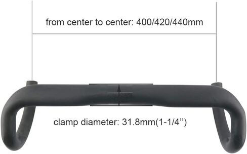 Alfa Pasca Carbon Road Bike Handlebar Aero Bike Drop Bars 31.8mm Carbon Handlebar Road Bars UD Matte 420mm Bicycle Drop Handlebar in Saudi Arabia