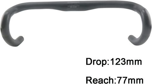 Alfa Pasca Carbon Road Bike Handlebar Aero Bike Drop Bars 31.8mm Carbon Handlebar Road Bars UD Matte 420mm Bicycle Drop Handlebar in Saudi Arabia