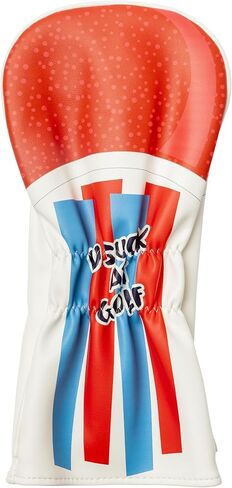 U SUCK AT GOLF Expertly Crafted Synthetic Leather Golf Head Cover - Ideal for Woods and Drivers - Tour Quality Golfing Accessories with Unique Designs - Perfect Christmas or Father’s Day Golfing Gift in Saudi Arabia