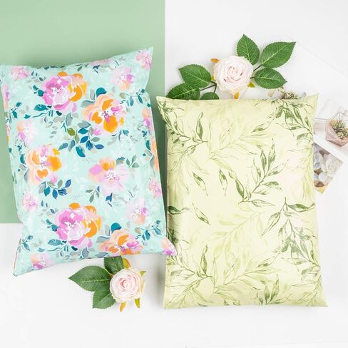 RUSPEPA Poly Mailers Shipping Bags Pretty Thick Self Adhesive Mailing Envelopes for Spring and Summer, 10x13 inches, 40 Pack in Saudi Arabia