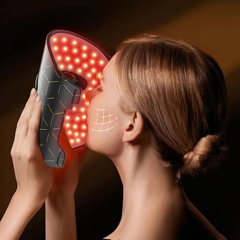 7 Colors Led Red Light Therapy Face & Neck Mask, Led Light Therapy Mask for Face in Saudi Arabia