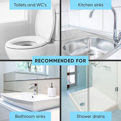 Harrington Toilet Plunger - Universal Bathroom and Kitchen Drain Unclogger for Home and Professional Use - Easily Unblock Any Toilet, Sink, Shower, Bathtub or Other Clogged Drain in Saudi Arabia