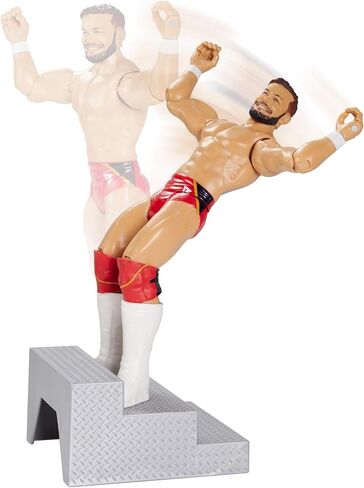 WWE Wrekkin’ 6-inch Action Figure with Pull-Back Activated Move Like Slamming, Punching or Kicking, Lock Tight Grip & Wreckable Accessory in Kuwait