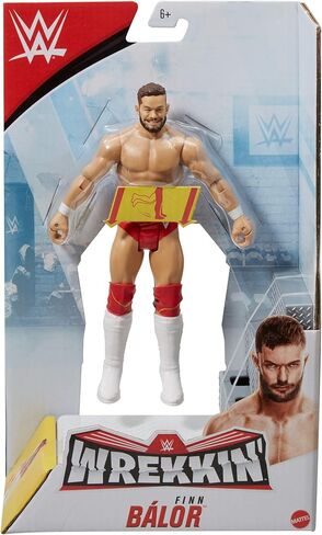 WWE Wrekkin’ 6-inch Action Figure with Pull-Back Activated Move Like Slamming, Punching or Kicking, Lock Tight Grip & Wreckable Accessory in Kuwait