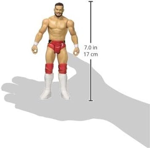 WWE Wrekkin’ 6-inch Action Figure with Pull-Back Activated Move Like Slamming, Punching or Kicking, Lock Tight Grip & Wreckable Accessory in Kuwait