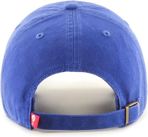 47 MLB Clean Up Primary Logo Alternate Color Adjustable Hat Cap - One Size (US, Alpha, One Size, Philadelphia Phillies Royal) in Saudi Arabia