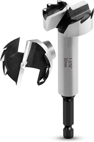 2 Inch Forstner Bit for Wood,2" Forstner Drill Bit for Woodworking, Wood Drill Bit Woodworking Hinge Cutter Tool for Wood Plywood Plastic in Kuwait