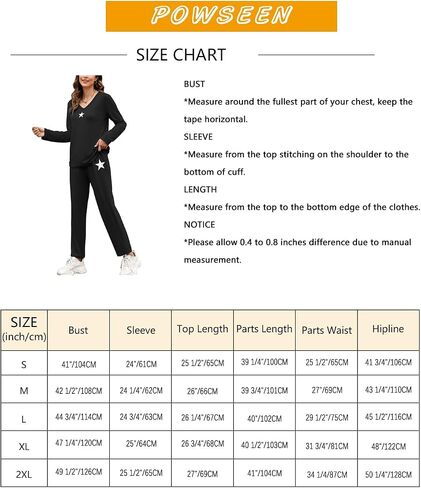 Women's Casual 2 Piece Outfits V Neck Pajama Set Long Sleeve Sweatsuit Pullover Tops and Wide Leg Pants Lounge Sets in Saudi Arabia