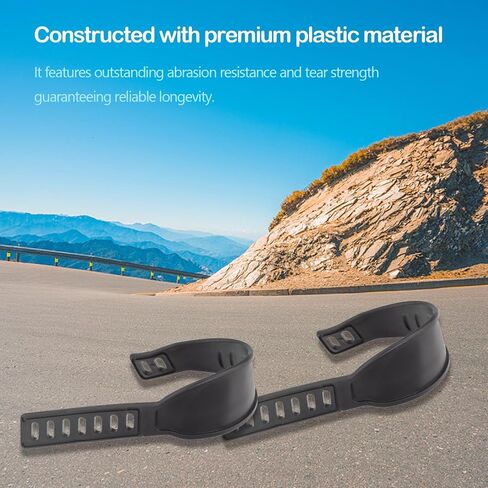 4 أزواج من أحزمة دواسات الدراجة، قطع غيار عالمية للدراجة، أشرطة دواسات بطول قابل للتعديل تناسب معظم دواسات الدراجات للتمرين في المنزل أو صالة الألعاب الرياضية in Kuwait