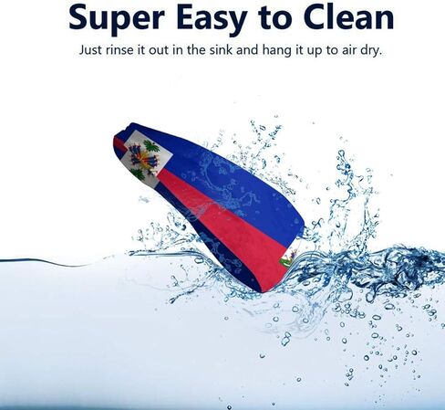 لطيف هايتي العلم Headbands النساء الرجال هايتي العلم العصابة الرياضة Headbands لتشغيل اللياقة البدنية اليوغا الدراجات in Kuwait