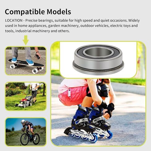 8 حزمة 6003-2RS محامل ختم مطاطي مزدوج 17x35x10 مللي متر ، 6003 محمل كروي مختوم من الفولاذ الكروم المشحم ، محامل كروية الأخدود العميق in Kuwait