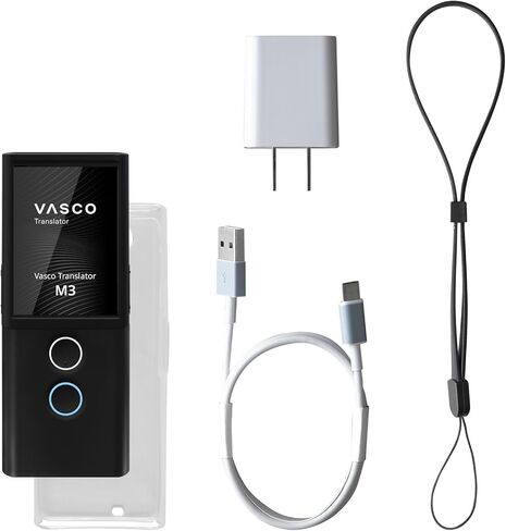 Vasco M3 Language Translator Device | The Only Translator with Free and Unlimited Internet in 200 Countries | Photo Translation | European Brand in Kuwait