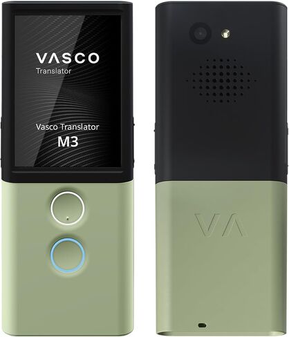 Vasco M3 Language Translator Device | The Only Translator with Free and Unlimited Internet in 200 Countries | Photo Translation | European Brand in Saudi Arabia