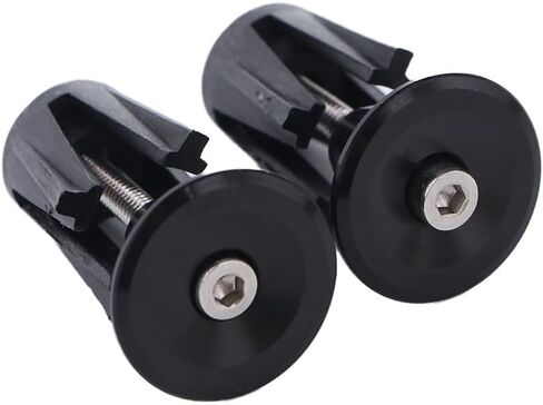 12Pcs Bike Bar Ends Cap Aluminum Alloy Bicycle Handlebar End Cap Bike Bar End Plugs Anti-Slip Outdoor Handle Grips Plugs Bike Accessories in Saudi Arabia