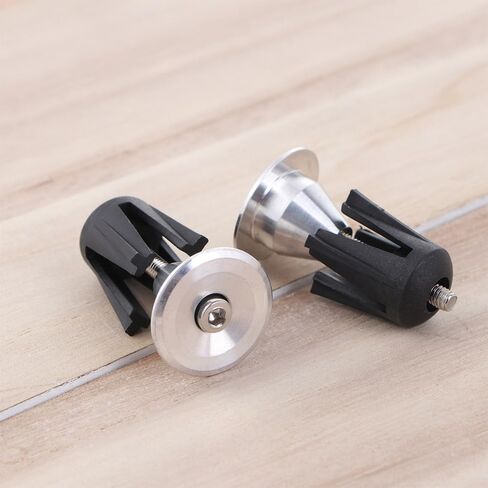 12Pcs Bike Bar Ends Cap Aluminum Alloy Bicycle Handlebar End Cap Bike Bar End Plugs Anti-Slip Outdoor Handle Grips Plugs Bike Accessories in Saudi Arabia