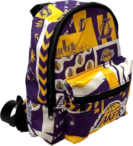 حقيبة ظهر صغيرة 2 في 1 قابلة للتحويل من مجموعة Pro Specialities Group Los Angeles Lakers: حقيبة حزام سفر قابلة للتحويل وأنيقة ومقاومة للماء. in Saudi Arabia