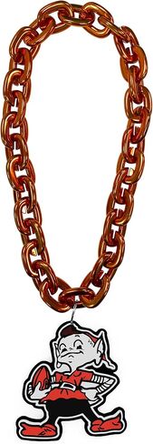 Aminco NFL Cleveland Browns Elf Team Fan Chain, Orange in Saudi Arabia