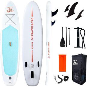 10.6'/10.8' Inflatable Stand Up Paddle Board Ultra-Light SUP with Free SUP Accessories & Backpack,Paddle and Hand Pump, Leash for Adult & Youth