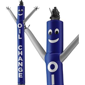 LookOurWay "OIL CHANGE" Air Dancers Inflatable Tube Man Attachment, 20-Feet (No Blower)