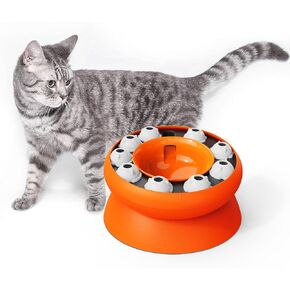 CozyOasis Interactive Puzzle Toy for Dogs Enrichment Pet Slow Feeder Dispenser for Dry Food and Treat Dispenser (All Breed Sizes)