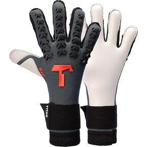 T1TAN Dark Beast + LC - Goalkeeper Gloves - Without Finger Protection - Soccer Goalkeeper Gloves - Size 11
