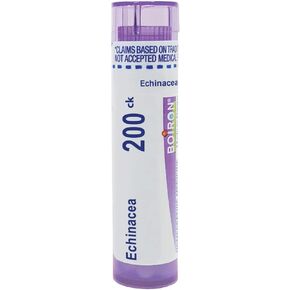 Boiron Echinacea Purpurea 200Ck for Sore Throat Pain with Fatigue - 80 Pellets