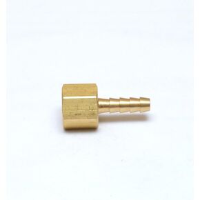 1/4" Hose ID/Hose Barb to 3/8" Female NPT FIP FPT Straight Brass Fitting Fuel/Air/Water/Boat/Gas/Oil WOG