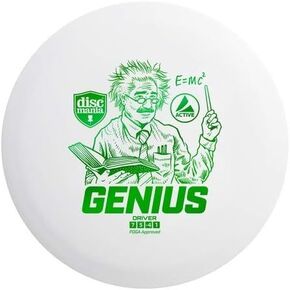 مشغل الجولف Discmania Active Base Genius Disc، مشغل الجولف ذو القرص القابل للضبط (قد تختلف الألوان) - 165-170 جرامًا