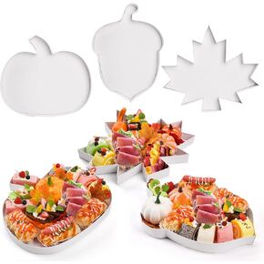 علبة من الورق المقوى قابلة للتعبئة للخريف مقاس 13.7 بوصة من ورق اليقطين مابل ليف تشاركوتيري من أجل حفلة حصاد الخريف لصالح الكوكيز جودي كاندي كب كيك صندوق لوازم حفلات عيد الشكر in Kuwait