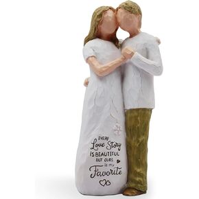 𝐀𝐧𝐧𝐢𝐯𝐞𝐫𝐬𝐚𝐫𝐲 Gift for Couple, Wedding Gifts, Couple Gifts, Wedding 𝐀𝐧𝐧𝐢𝐯𝐞𝐫𝐬𝐚𝐫𝐲 Gifts for Couple, Sculpted Hand-Painted Figurine