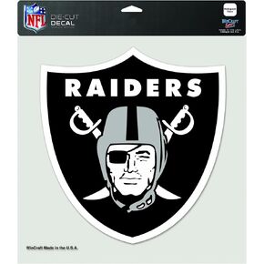 NFL Oakland Raiders 8-by-8 Inch Diecut Colored Decal